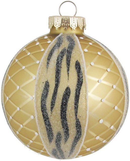 Krebs Glas Lauscha Weihnachtsbaumkugel »CBK40062« (1 Stück), aus Glas, mit Dekor-Weihnachtskugeln-Inspirationen