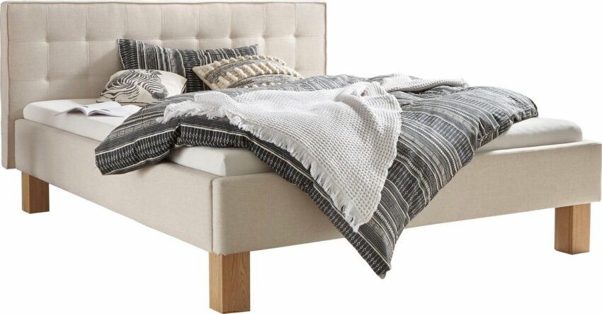 HASENA Polsterbett »Noemi«, Fußfarbe Eiche bianco, Komforthöhe, Fußhöhe 20 cm-Betten-Ideen für dein Zuhause von Home Trends