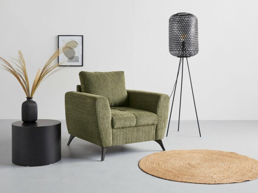 andas Sessel »Lörby«, auch mit Aqua clean-Bezug, feine Steppung im Sitzbereich, lose Kissen-Sessel-Ideen für dein Zuhause von Home Trends