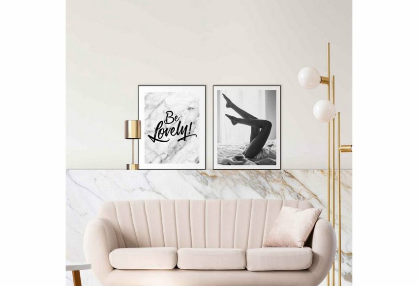 Reinders! Wandbild »Lovely Frau - Relax - Schönheit - Modern«, (2 Stück)-Bilder-Ideen für dein Zuhause von Home Trends