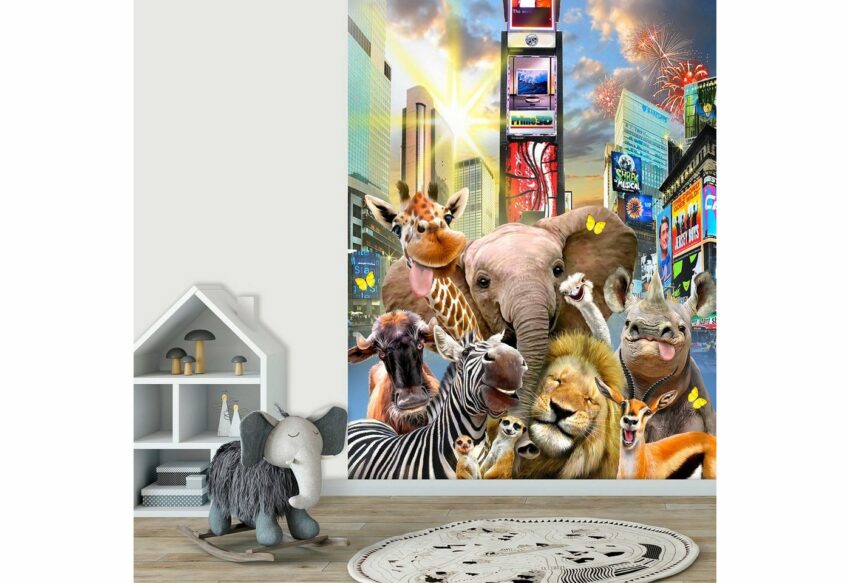 Consalnet Vliestapete »ZOOTIER-SELFIES«, grafisch, 184 x 254 cm-Tapeten-Ideen für dein Zuhause von Home Trends