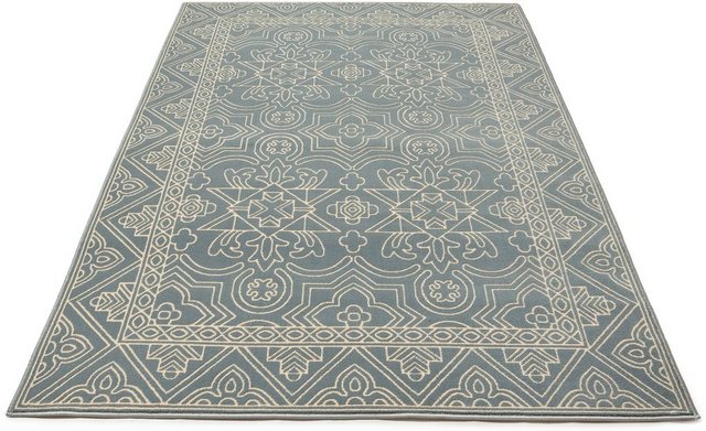 Teppich »Cornel«, Home affaire, rechteckig, Höhe 8 mm, Orient-Optik, Allover-Design, mit Bordüre, Kurzflorteppich, Wohnzimmer-Teppiche-Inspirationen