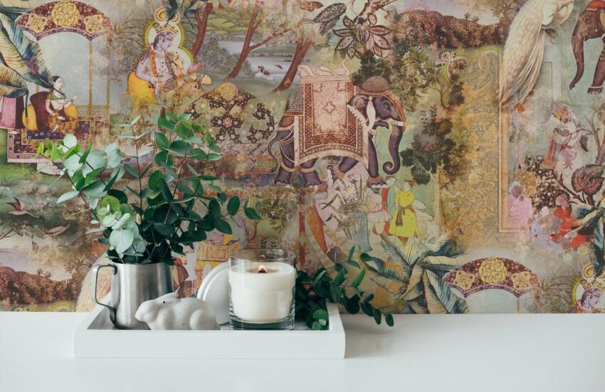 A.S. Création Vliestapete »Dream Flowery«, glatt, Ethnomuster-Tapeten-Ideen für dein Zuhause von Home Trends