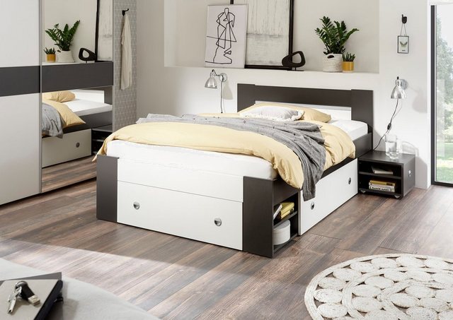 Schlafkontor Bett »Linz«, mit ausziebaren Nachttischen und Schubkästen-Betten-Inspirationen