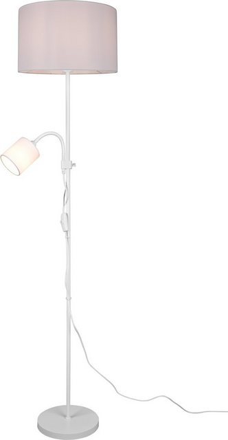 TRIO Leuchten Stehlampe »OWEN«, Getrennt schaltbar, Lesearm flexibel, Höhe 160cm Leuchtmittel frei wählbar (1xE27/1xE14)-Lampen-Inspirationen