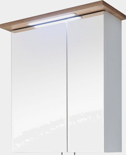 PELIPAL Spiegelschrank »Quickset 923« Breite 60 cm, 2-türig, eingelassene LED-Beleuchtung, Schalter-/Steckdosenbox, Türdämpfer-Schränke-Inspirationen