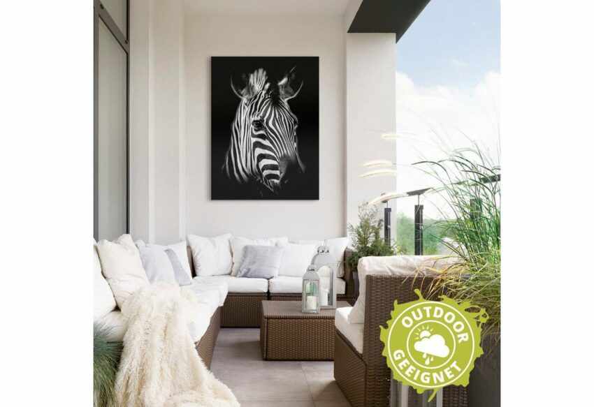 Artland Wandbild »Zebra«, Zebra Bilder (1 Stück), in vielen Größen & Produktarten - Alubild / Outdoorbild für den Außenbereich, Leinwandbild, Poster, Wandaufkleber / Wandtattoo auch für Badezimmer geeignet-Bilder-Ideen für dein Zuhause von Home Trends