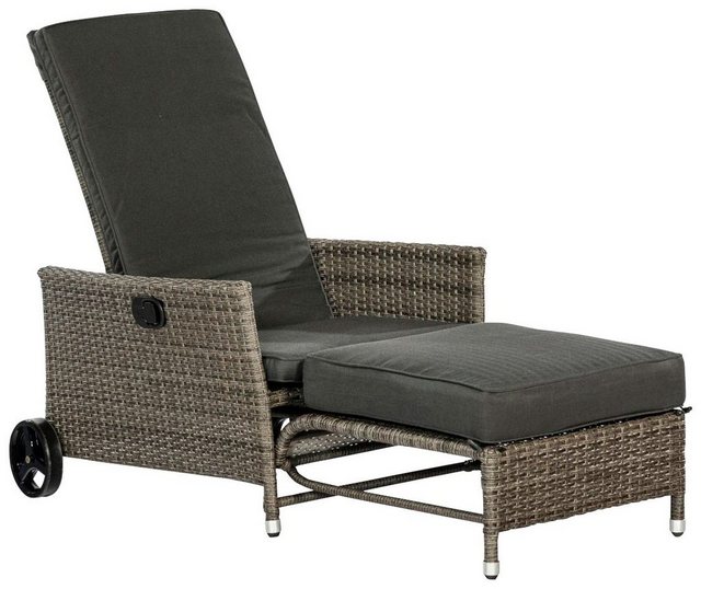 MERXX Gartensessel »Komfort Deckchair« (4-tlg), Stahl/Kunststoff, inkl. Auflagen-Sessel-Inspirationen