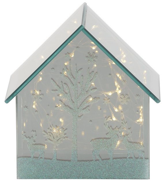 Home affaire Weihnachtshaus »Galway«, LED-Haus aus Glas, mit spiegelnder Oberfläche-Weihnachtshäuser-Inspirationen