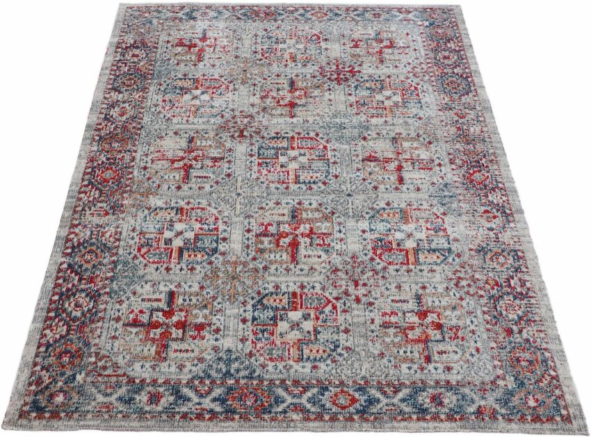 Teppich »Mahal«, carpetfine, rechteckig, Höhe 3 mm, Orient Vintage Look-Teppiche-Ideen für dein Zuhause von Home Trends