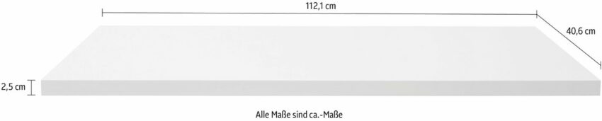 Müller SMALL LIVING Einlegeboden »M20-SB-FB-03«, passend zu Modular Plus Kommode 120 cm-Einlegeböden-Ideen für dein Zuhause von Home Trends