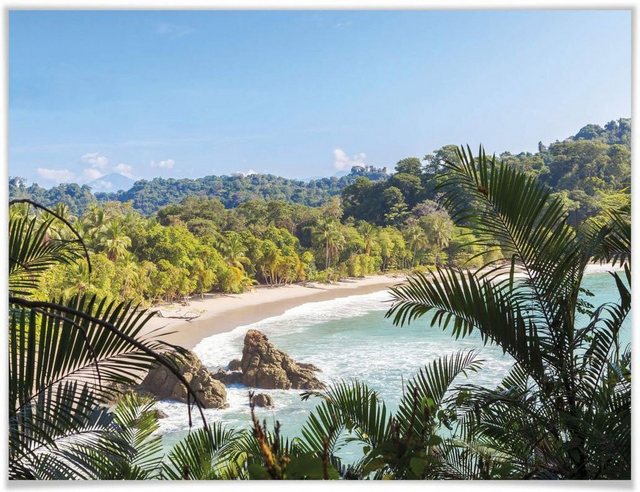 Wall-Art Poster »Dschungelblick Costa Rica«, Landschaften (1 Stück), Poster, Wandbild, Bild, Wandposter-Bilder-Inspirationen