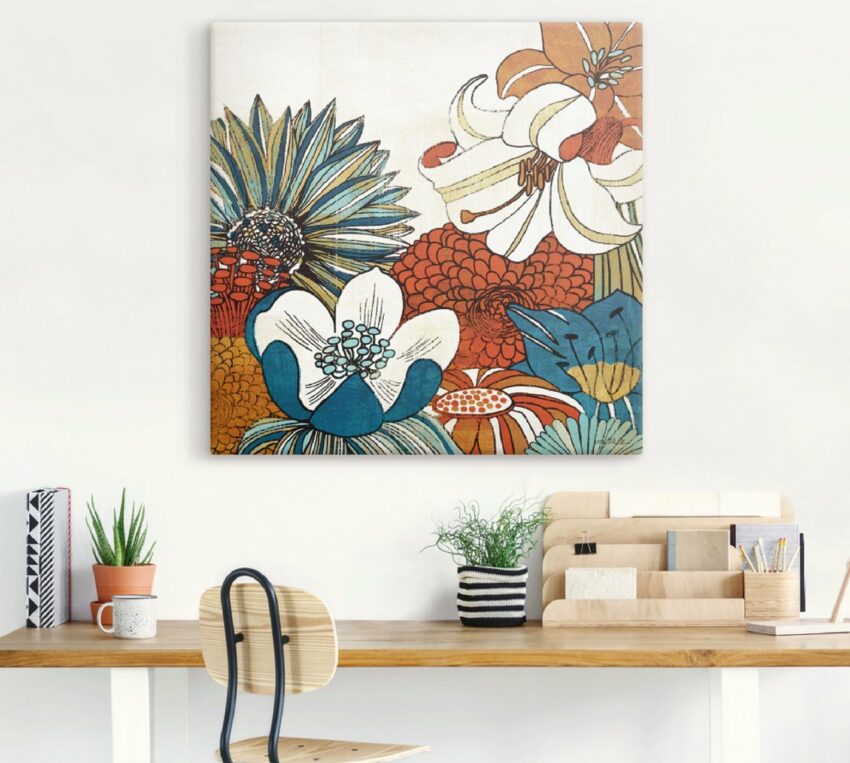 Artland Wandbild »Zeitgenössischer Garten II«, Blumen (1 Stück), in vielen Größen & Produktarten -Leinwandbild, Poster, Wandaufkleber / Wandtattoo auch für Badezimmer geeignet-Bilder-Ideen für dein Zuhause von Home Trends