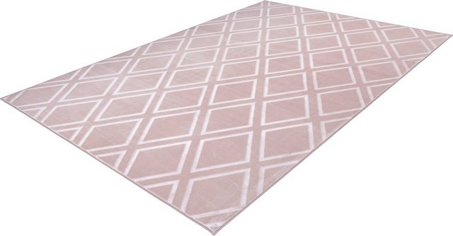 Teppich »Ledion«, Leonique, rechteckig, Höhe 7 mm, besonders weich durch Microfaser, Wohnzimmer-Teppiche-Inspirationen