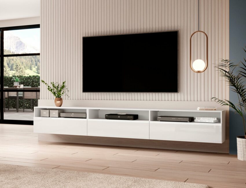 Helvetia Lowboard »Baros«, stehend/hängend montierbar, Breite 270 cm-Lowboards-Ideen für dein Zuhause von Home Trends