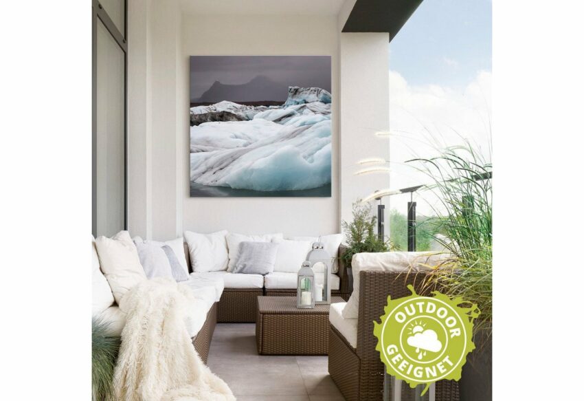 Artland Wandbild »Gletscherlagune Jökulsárlón, Island«, Bilder von der Arktis (1 Stück), in vielen Größen & Produktarten - Alubild / Outdoorbild für den Außenbereich, Leinwandbild, Poster, Wandaufkleber / Wandtattoo auch für Badezimmer geeignet-Bilder-Ideen für dein Zuhause von Home Trends