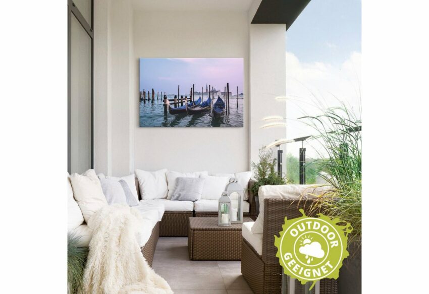 Artland Wandbild »Blick auf die Insel San Giorgio Maggiore«, Bilder von Booten & Schiffen (1 Stück), in vielen Größen & Produktarten - Alubild / Outdoorbild für den Außenbereich, Leinwandbild, Poster, Wandaufkleber / Wandtattoo auch für Badezimmer geeignet-Bilder-Ideen für dein Zuhause von Home Trends