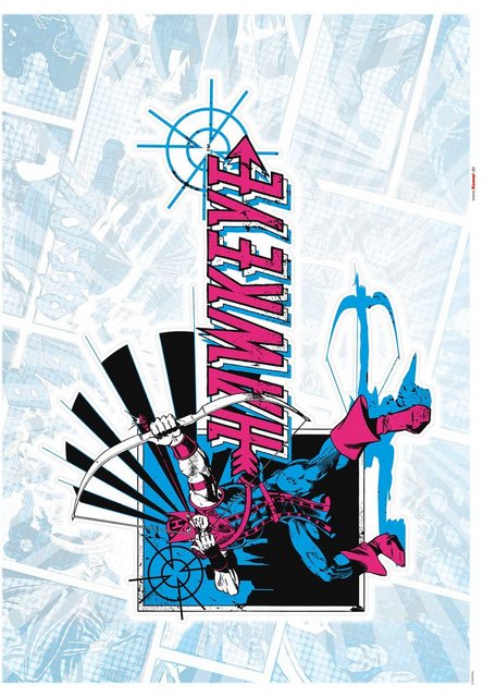 Komar Wandtattoo »Hawkeye Comic Classic« (1 Stück), 50 x 70 cm-Wandtattoos-Inspirationen