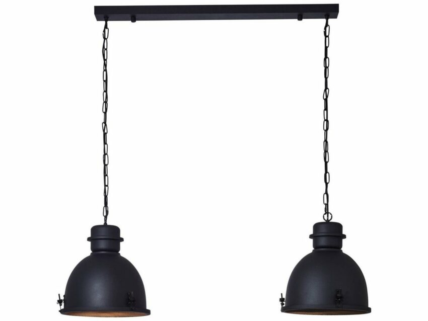 Brilliant Leuchten Pendelleuchte »Kiki«, Hängelampe 2flg schwarz korund-Lampen-Ideen für dein Zuhause von Home Trends