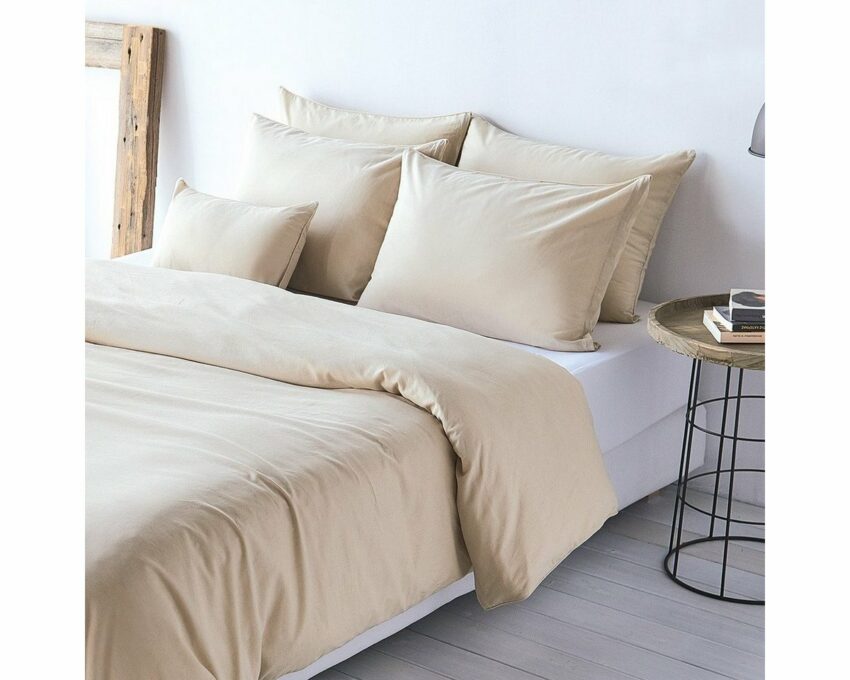 Bettwäsche »Cotton-Leinen«, TRAUMSCHLAF, 30% Leinen-Bettwäsche-Ideen für dein Zuhause von Home Trends