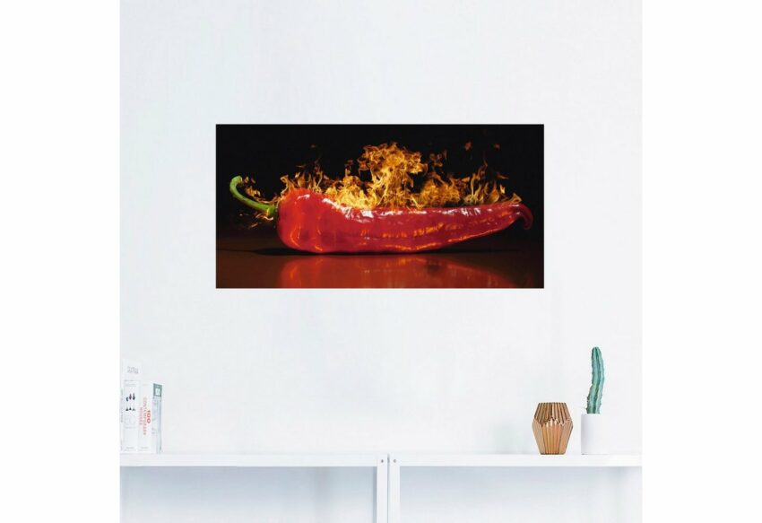 Artland Wandbild »Roter scharfer Chilipfeffer«, Lebensmittel (1 Stück)-Bilder-Ideen für dein Zuhause von Home Trends