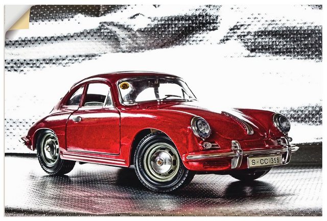 Artland Wandbild »Klassiker - Der Porsche 356«, Auto (1 Stück), in vielen Größen & Produktarten - Alubild / Outdoorbild für den Außenbereich, Leinwandbild, Poster, Wandaufkleber / Wandtattoo auch für Badezimmer geeignet-Bilder-Inspirationen