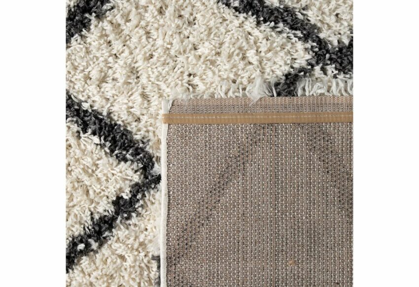 Hochflor-Teppich »Kalmar 443«, Paco Home, rund, Höhe 40 mm, Scandi Design, Rauten Muster, weich & kuschelig, ideal im Wohnzimmer & Schlafzimmer-Teppiche-Ideen für dein Zuhause von Home Trends