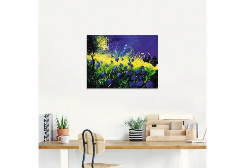 Artland Glasbild »Blaue Blumen«, Blumen (1 Stück)-Bilder-Ideen für dein Zuhause von Home Trends