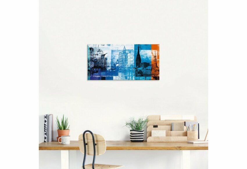 Artland Glasbild »Hamburg Collage IV«, Deutschland (1 Stück)-Bilder-Ideen für dein Zuhause von Home Trends