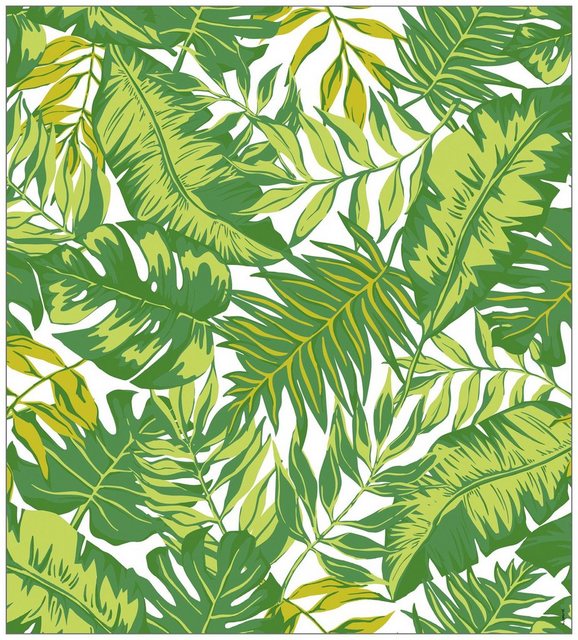 Fensterfolie »Look Palm Leaves green«, MySpotti, halbtransparent, glatt, 90 x 100 cm, statisch haftend-Fensterfolien-Inspirationen