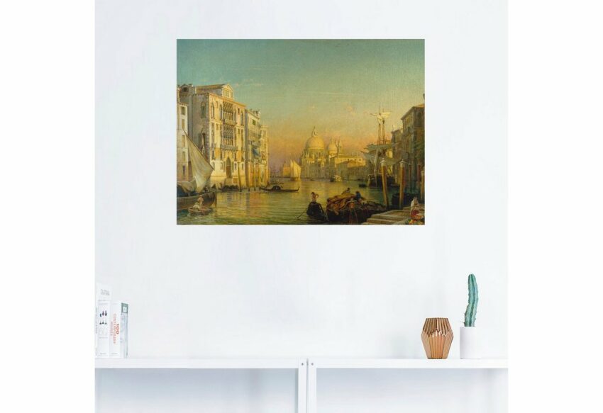 Artland Wandbild »Canale Grande in Venedig.«, Italien (1 Stück), in vielen Größen & Produktarten -Leinwandbild, Poster, Wandaufkleber / Wandtattoo auch für Badezimmer geeignet-Bilder-Ideen für dein Zuhause von Home Trends