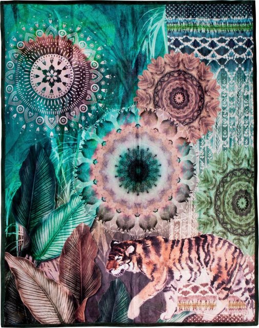 Plaid »Yukon«, hip, mit Mandala und Tiger-Wohndecken-Inspirationen