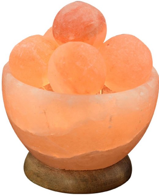 HIMALAYA SALT DREAMS Salzkristall-Tischlampe »Salzkristallschale«, Handgefertigt aus Salzkristall - jeder Stein ein Unikat, H: ca.15 cm-Lampen-Inspirationen