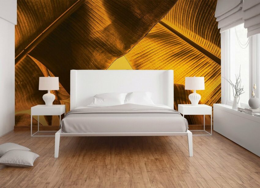 living walls Fototapete »Designwalls Broken Leaf 2«, glatt, (5 St)-Tapeten-Ideen für dein Zuhause von Home Trends