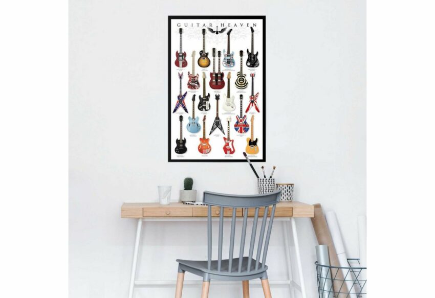 Reinders! Poster »Gitarren Sammlung«, (1 Stück)-Bilder-Ideen für dein Zuhause von Home Trends