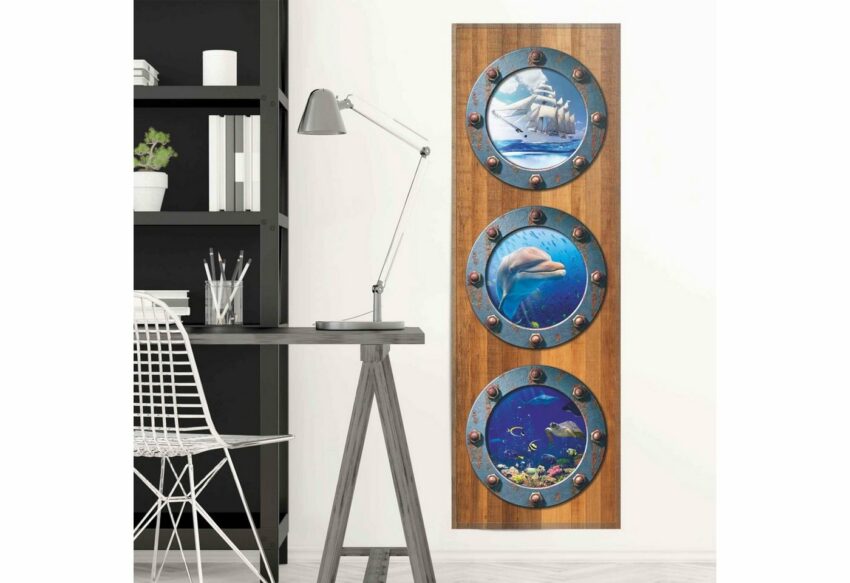 Reinders! Poster »Bullauge Unterwasserwelt - Mer - Fische - Träume«, (1 Stück)-Bilder-Ideen für dein Zuhause von Home Trends