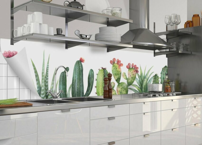 MySpotti Küchenrückwand »fixy Jolanda«, selbstklebende und flexible Küchenrückwand-Folie-Küchenrückwände-Ideen für dein Zuhause von Home Trends