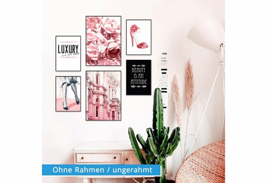 Artland Poster »Lebensstil Beauty«, Frau (6 Stück), Poster, Wandbild, Bild, Wandposter-Bilder-Ideen für dein Zuhause von Home Trends