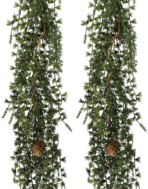 Kunstranke Lärche, Creativ deco, Höhe 125 cm, 2er Set-Kunstpflanzen-Inspirationen