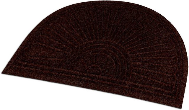 Fußmatte »DUNE Halfmoon dark brown«, wash+dry by Kleen-Tex, halbrund, Höhe 8 mm, Schmutzfangmatte, rutschhemmend, In- und Outdoor geeignet, waschbar-Fußmatten-Inspirationen