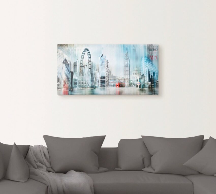 Artland Wandbild »London Skyline Collage II«, Gebäude (1 Stück), in vielen Größen & Produktarten -Leinwandbild, Poster, Wandaufkleber / Wandtattoo auch für Badezimmer geeignet-Bilder-Ideen für dein Zuhause von Home Trends