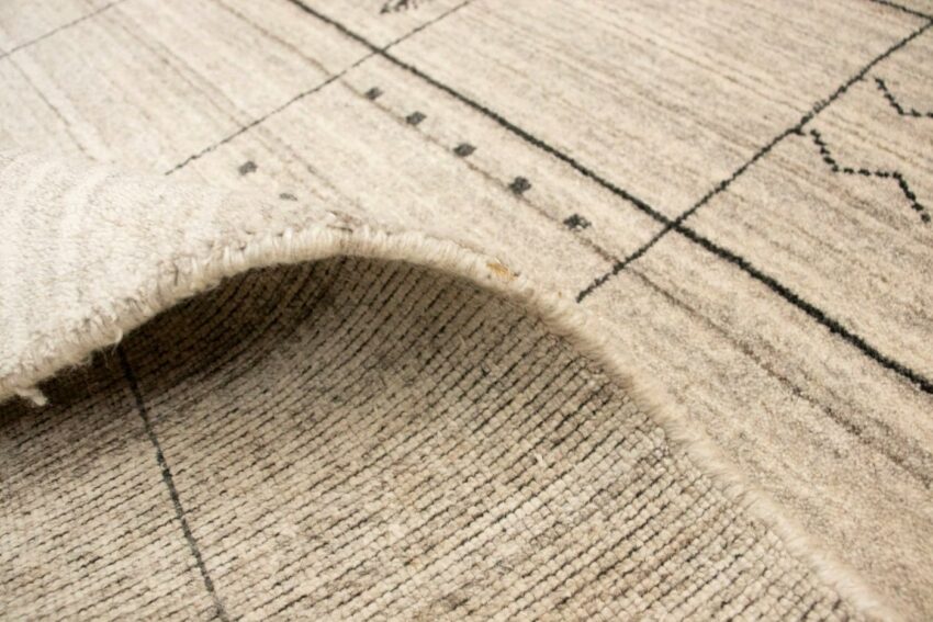 Wollteppich »Vintage Teppich handgeknüpft silber«, morgenland, rechteckig, Höhe 8 mm, Vintage Design-Teppiche-Ideen für dein Zuhause von Home Trends
