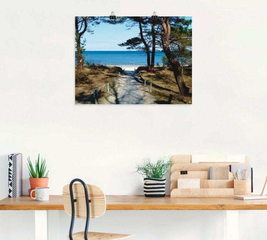 Artland Wandbild »schöne Ostseeküste«, Gewässer (1 Stück), in vielen Größen & Produktarten -Leinwandbild, Poster, Wandaufkleber / Wandtattoo auch für Badezimmer geeignet-Bilder-Ideen für dein Zuhause von Home Trends