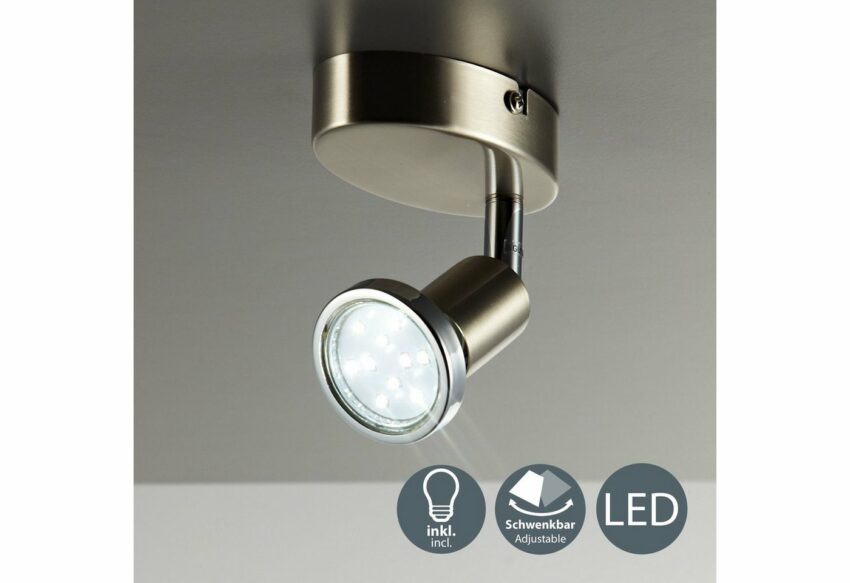 B.K.Licht LED Wandleuchte, LED Deckenleuchte Wohnzimmer schwenkbar GU10 Metall Wand-Spot Lampe-Lampen-Ideen für dein Zuhause von Home Trends